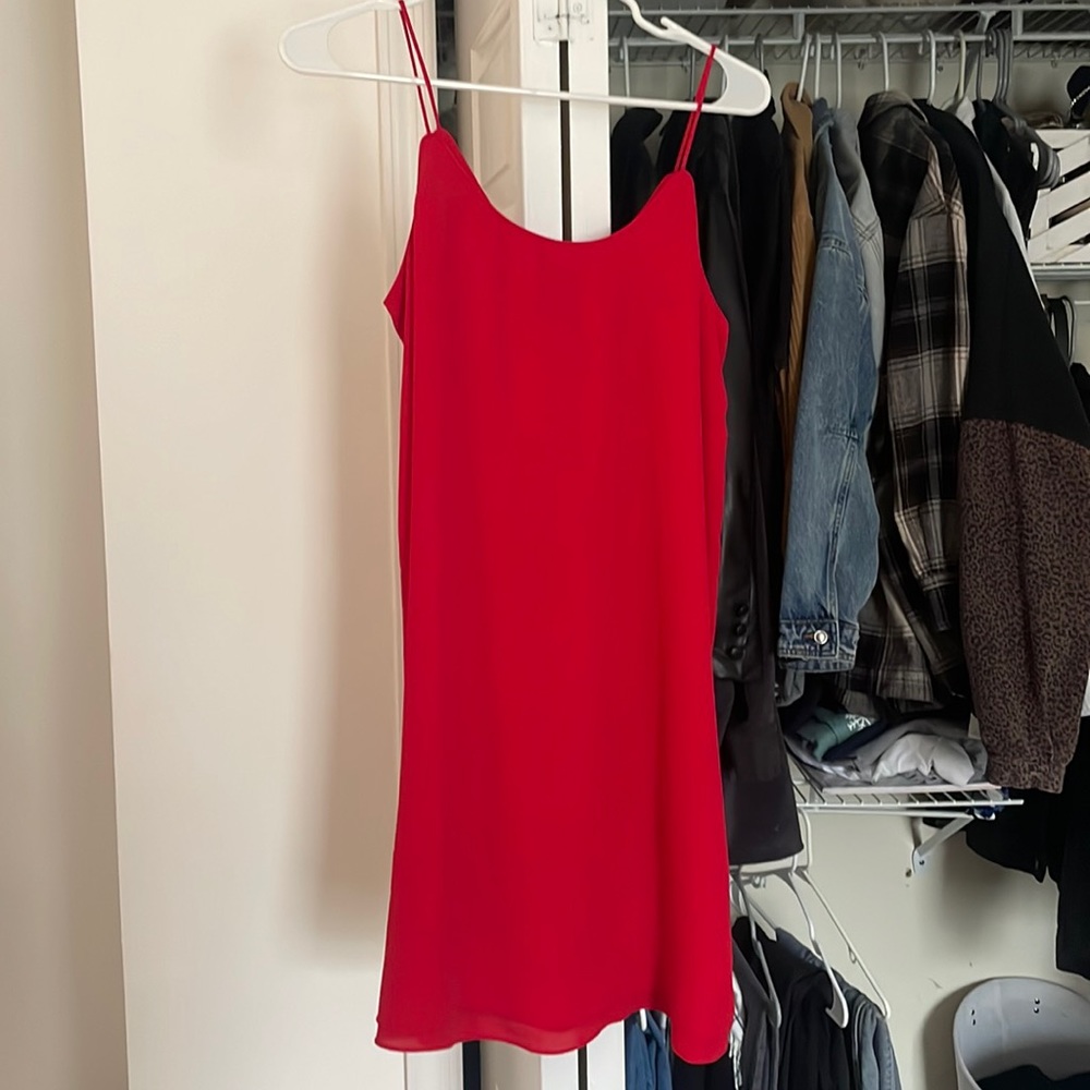 Red dress
